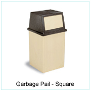 Garbage Pail-Square
