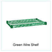 Green Wire Shelf