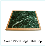 Green Wood Edge Table Top