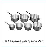 Alum. H/D Tapered Side Sauce Pan