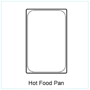 Hot Plastic Food Pan