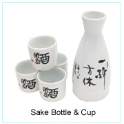 SAKE BOTTLE & CUP