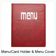 Menu/Card Holder & Menu Cover