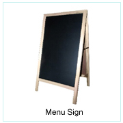 Menu Sign