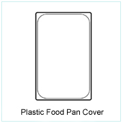 Plastic Food Pan Cover