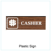 Plastic Sign