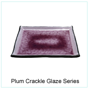 Plum Crackle Glaze Series