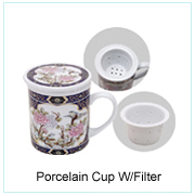 Porcelain Cup W/Filter