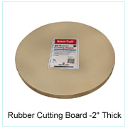 Rubber Cutting Board-2" Thick