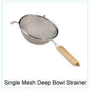 Single Mesh Deep Bowl Strainer
