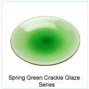 Spring Green Crackle Glaze Series