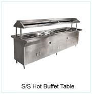 S/S Hot Buffet Table