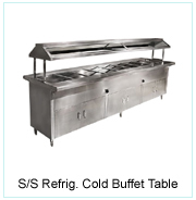 S/S Ice Cold Buffet Table