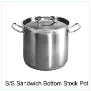 S/S Sandwich Bottom Stock Pot