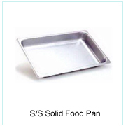 Solid S/S Food Pan