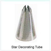 Star Decorating Tube