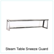 Steam Table Sneeze Guard