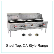 Steel Top, CA Style Range