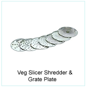 Veg. Slicer Shredder & Grate Plate