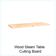 WOOD STEAM TABLE CUTTING BOARD